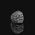 Bild in Galerie-Betrachter laden, Barong God Of Good Mens Ring in Silver Oxidized Finish
