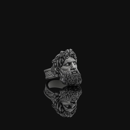 Zeus, Greek Mythology, Oxidized Finish