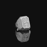 Silver Saint Dominic Men Polished Finish