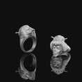 Load image into Gallery viewer, Silver Geisha Ring,
