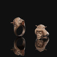 Load image into Gallery viewer, Silver Geisha Ring,
