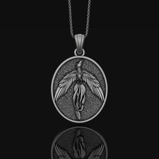 Phoenix Silver Pendant,