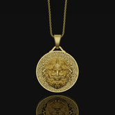 Silver Zeus Men's Gold Finish