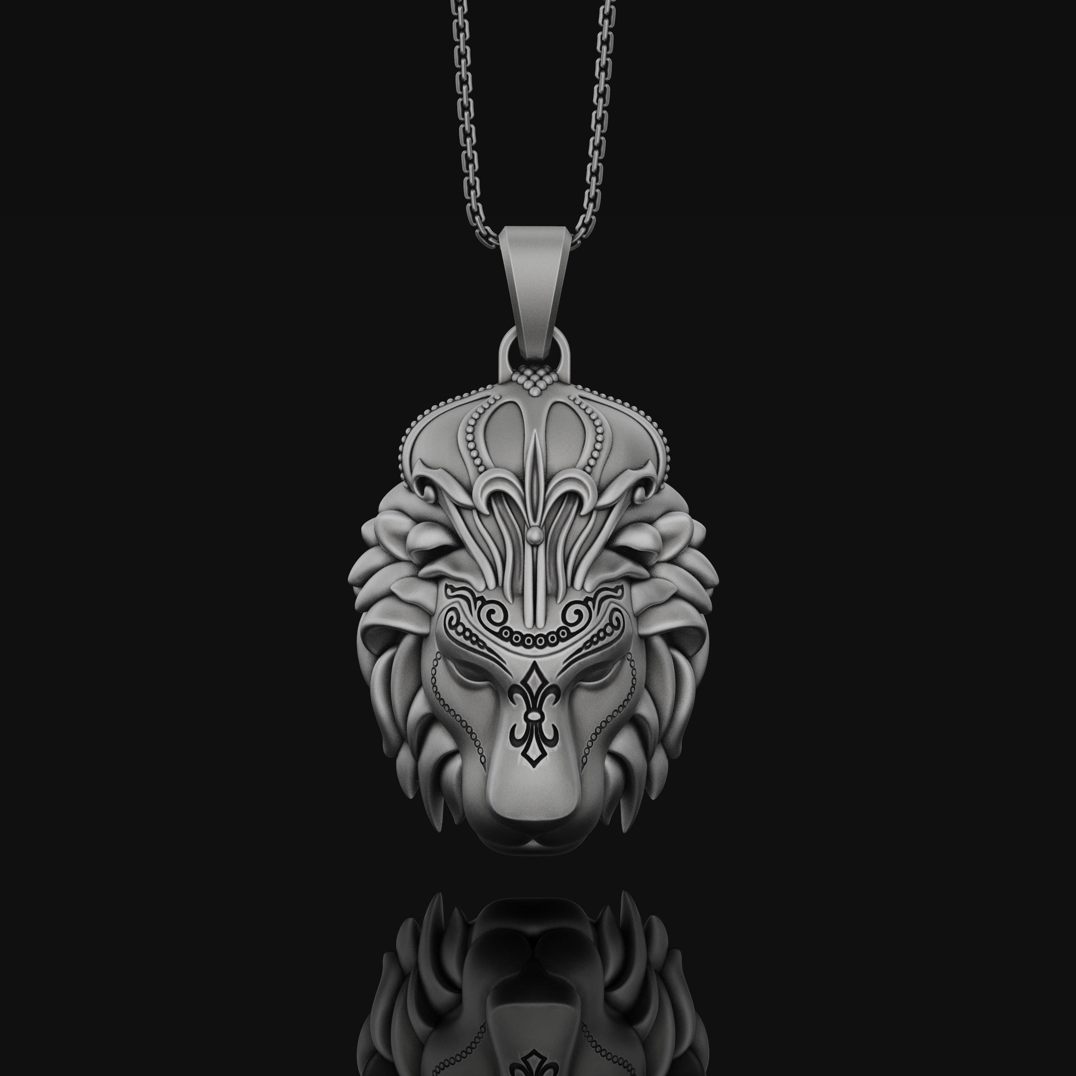 Leo Lion Head Necklace