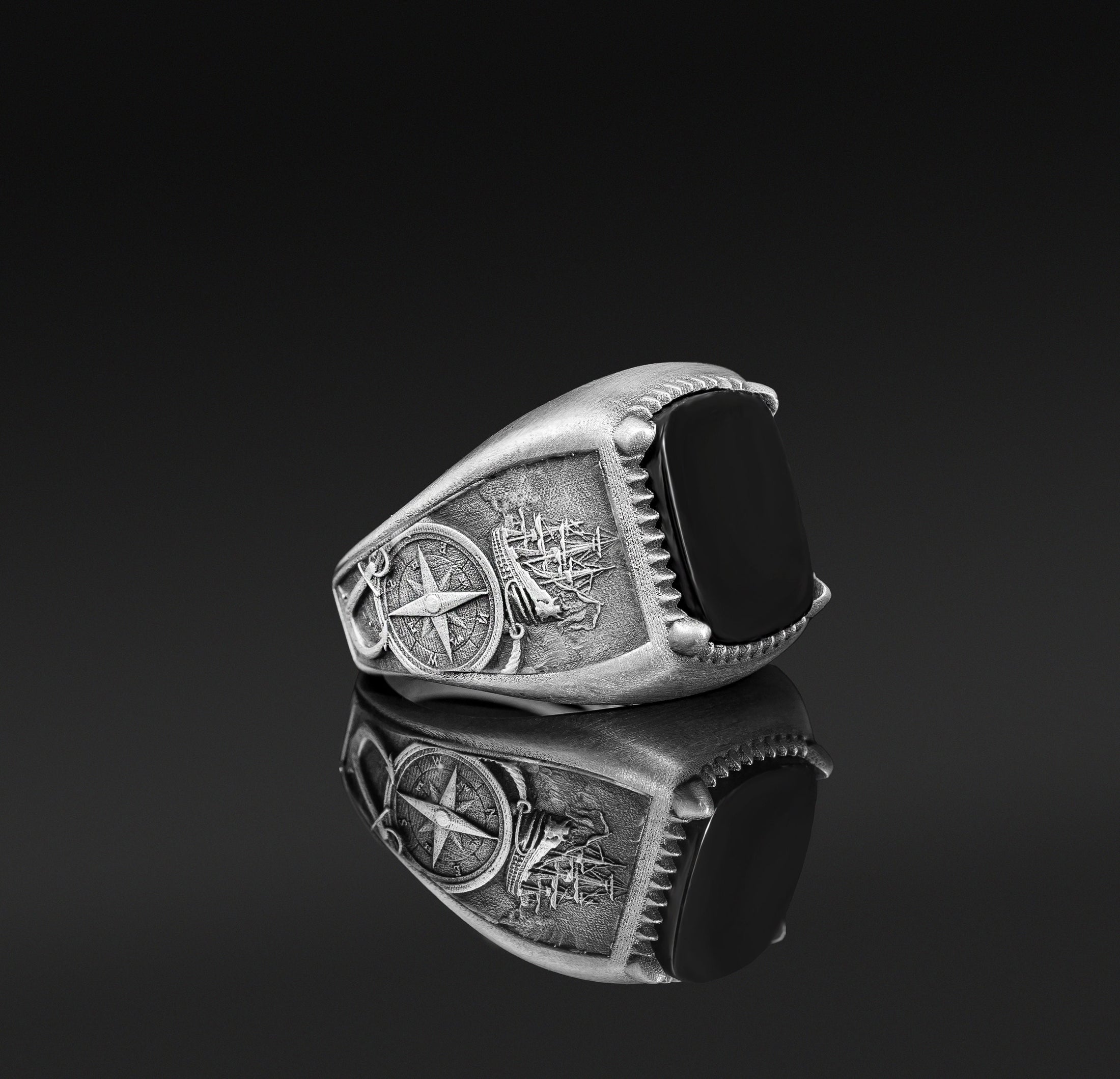 Sterling Silver Sailor Onyx