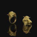 Load image into Gallery viewer, Silver Geisha Ring,
