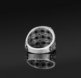 Gemstone Dragon Ring,