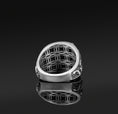Load image into Gallery viewer, Men's Onyx Ring, Sterling
