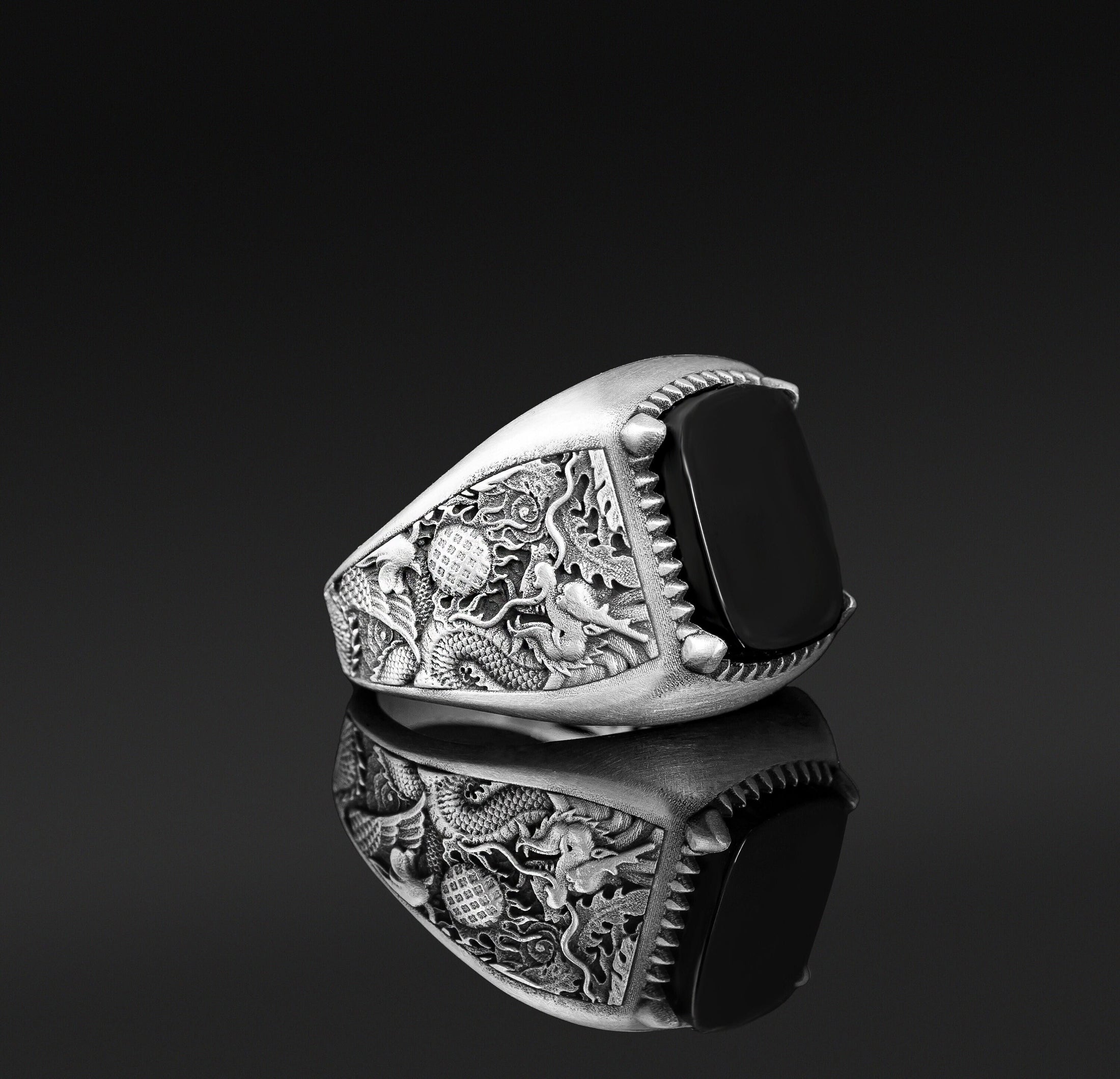 Chinese Dragon With Onyx