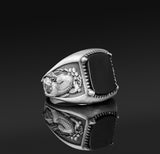 Gemstone Tiger Ring Onyx