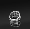 Bild in Galerie-Betrachter laden, Silver Phoenix Ring, Onyx
