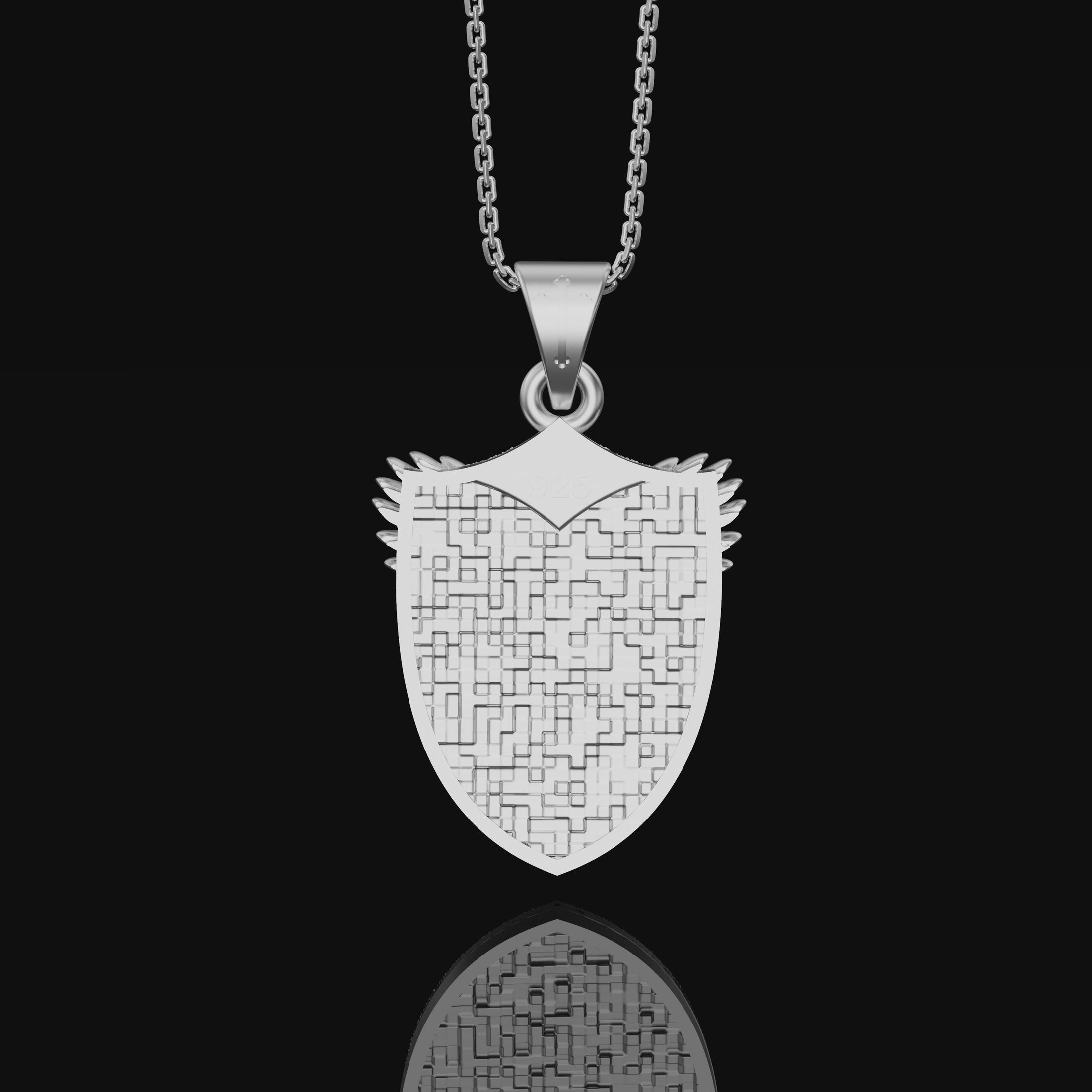 St Michael Archangel Shield Necklace