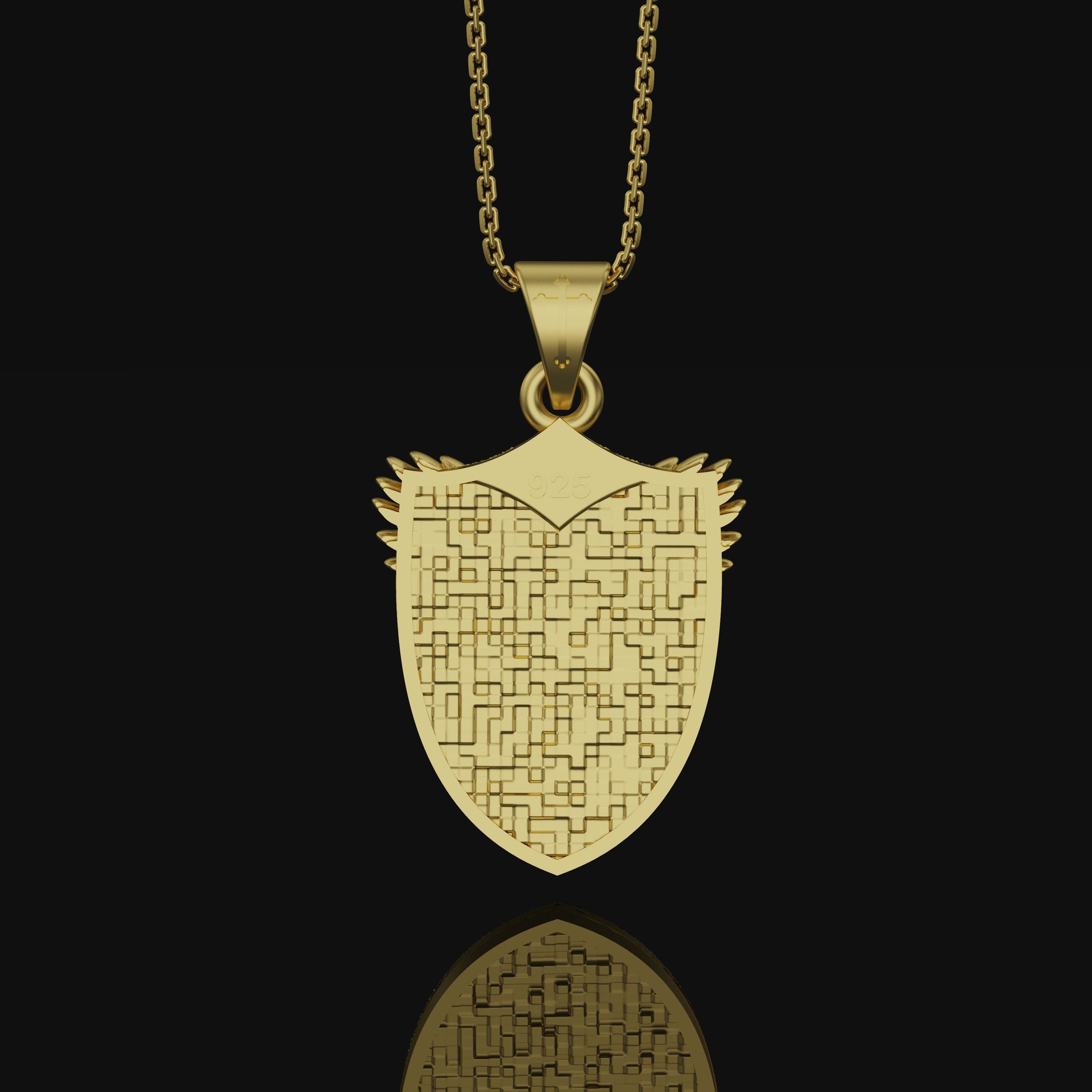 St Michael Archangel Shield Necklace