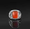 Bild in Galerie-Betrachter laden, Men's Onyx Ring, Sterling
