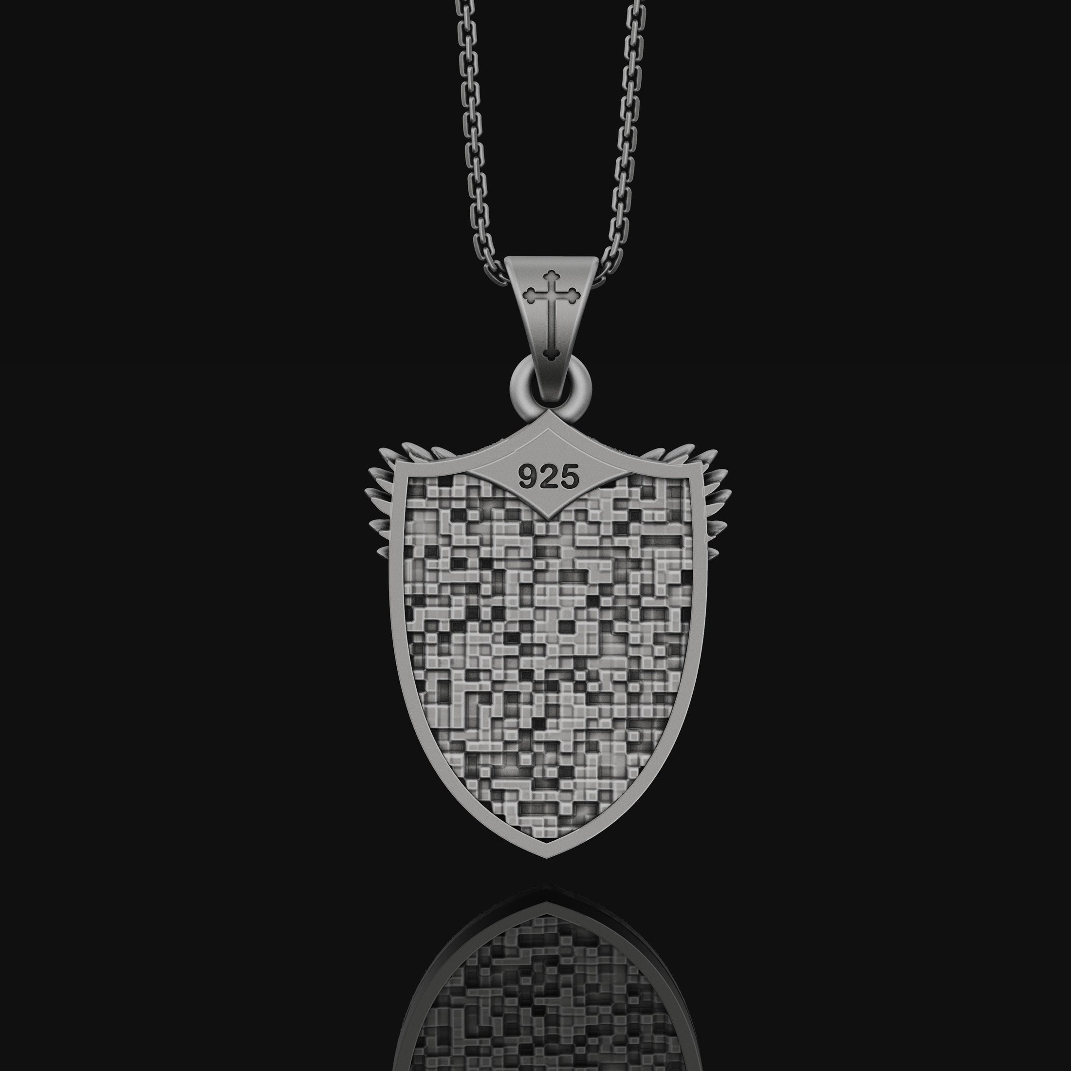 St Michael Archangel Shield Necklace