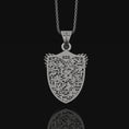 Bild in Galerie-Betrachter laden, St Michael Archangel Shield Necklace
