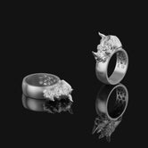 Rhino Head Band Polished Finish