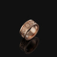Load image into Gallery viewer, Lion Of Judah Band - Engravable Rose Gold Finish
