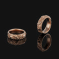 Load image into Gallery viewer, Skulls and Carps Band - Engravable Rose Gold Finish
