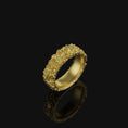 Load image into Gallery viewer, Asian Dragon Band - Engravable Gold Finish
