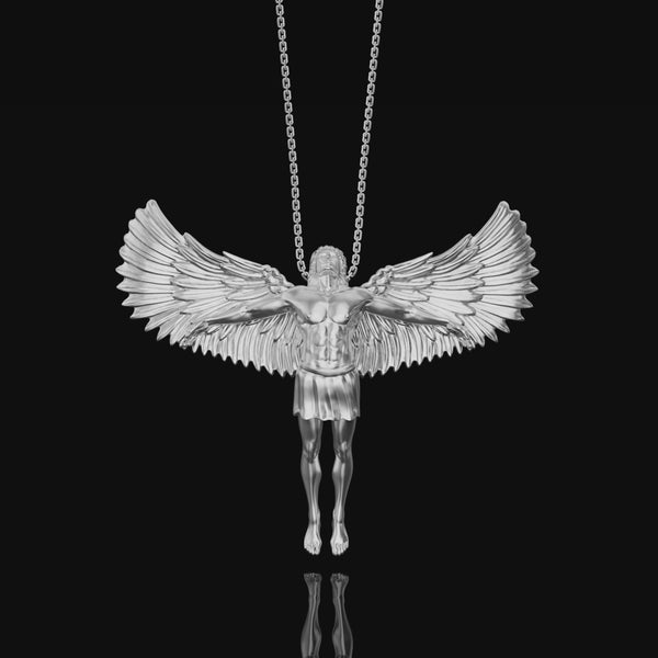 Silver Angel Pendant,