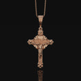 Bild in Galerie-Betrachter laden, Jesus, Cross, Christian, Rose Gold Finish
