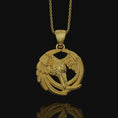 Load image into Gallery viewer, Silver Raven Necklace,
