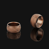 Criss Cross Band - Engravable