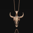 Load image into Gallery viewer, Baphomet Pendant Rose Gold Finish
