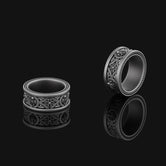 Intricate Octopus Band - Engravable