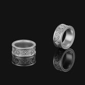 Intricate Octopus Band - Engravable