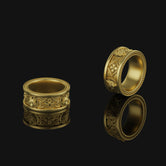 Intricate Fox Band - Engravable