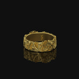 Japanese Dragon Silver Gold Finish