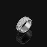 Silver Foo Dog Ring, Lion
