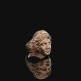 Load image into Gallery viewer, Venus De Milo Ring, Greek Mythology, Aphrodite Ring, Eyes Ring, Venus , Roman Ring, Mythologic Jewelry, Goddess Ring, Greek Mythology Rose Gold Finish
