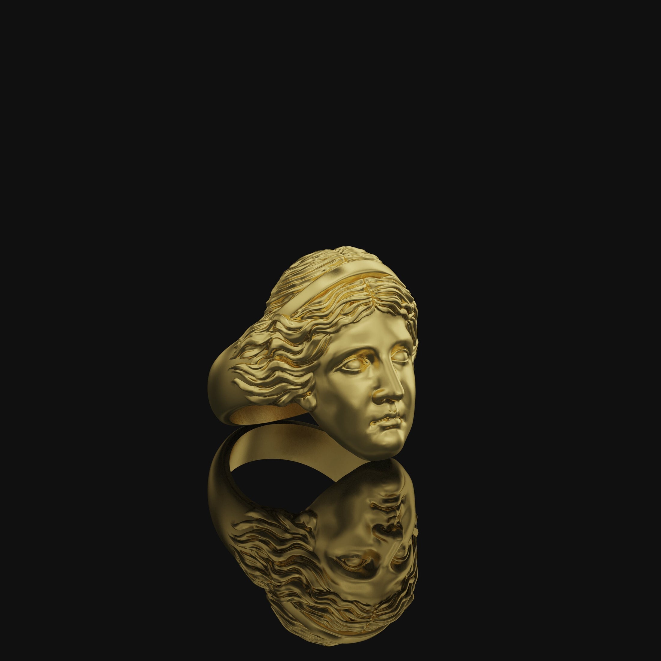 Venus De Milo Ring, Greek Mythology, Aphrodite Ring, Eyes Ring, Venus , Roman Ring, Mythologic Jewelry, Goddess Ring, Greek Mythology Gold Finish