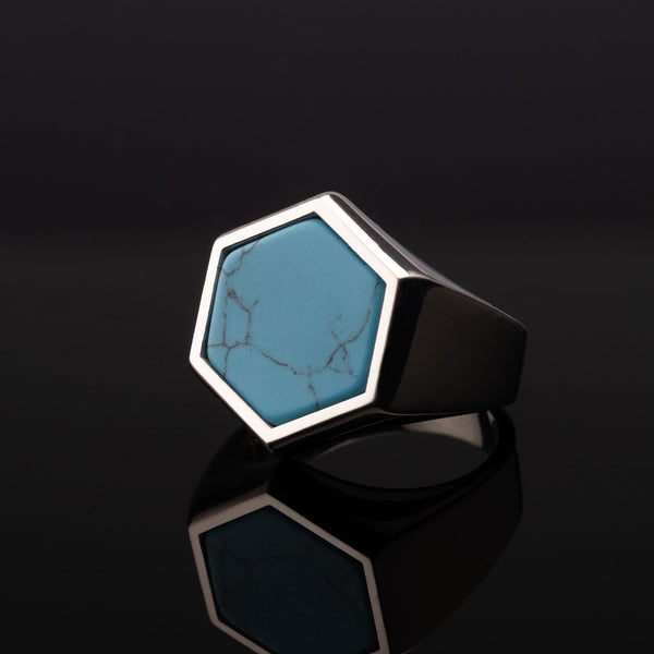 Turquoise Ring, Boho