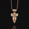 Load image into Gallery viewer, St Michael, Saint Rose Gold Finish
