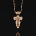 Bild in Galerie-Betrachter laden, St Michael, Saint Rose Gold Finish
