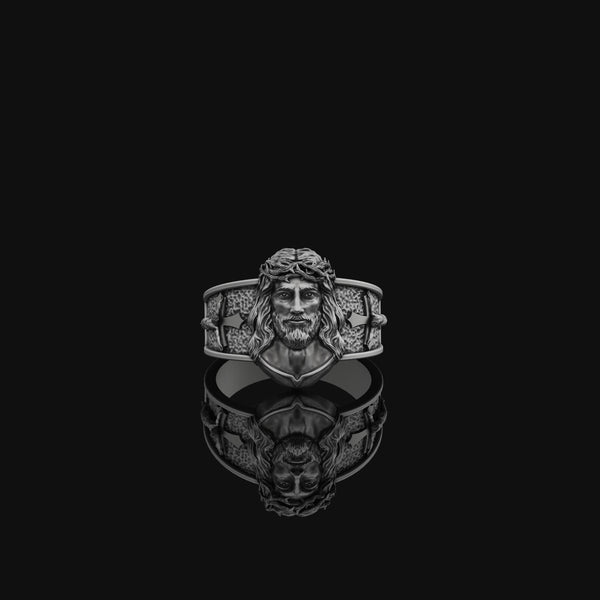 Staring Jesus Ring