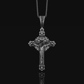 Jesus, Cross, Christian, Oxidized Finish