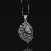 Frog on a Leaf Pendant,