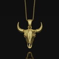 Load image into Gallery viewer, Baphomet Pendant Gold Finish
