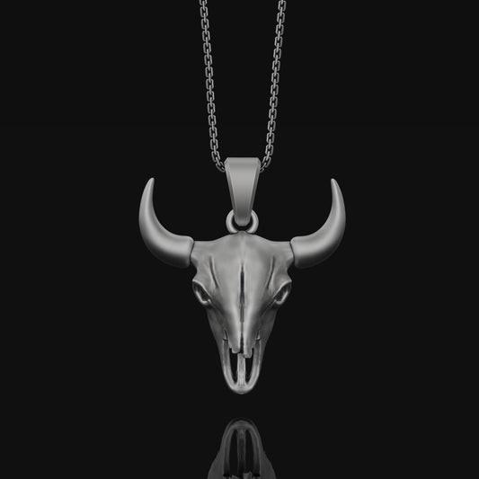 Baphomet Pendant Oxidized Finish