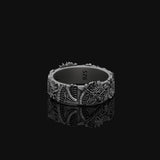 Japanese Dragon Silver Oxidized Finish