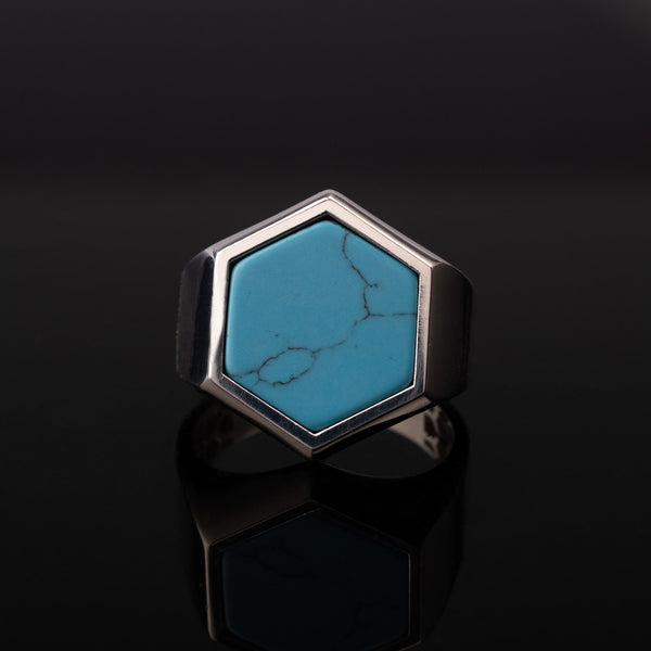 Turquoise Ring, Boho