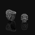 Load image into Gallery viewer, Poseidon Ring, Sterling Oxidized Finish
