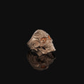Load image into Gallery viewer, Biomechanical Skull Ring Rose Gold Finish
