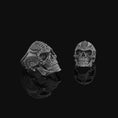 Load image into Gallery viewer, Biomechanical Skull Ring
