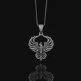 Bild in Galerie-Betrachter laden, Phoenix Necklace, Oxidized Finish
